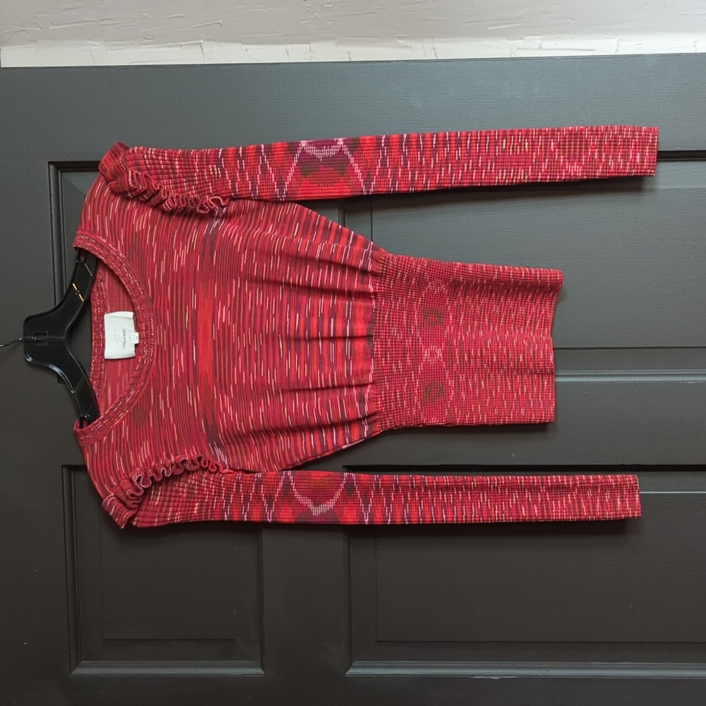 Cinq a Sept ruffle shoulder sweater top